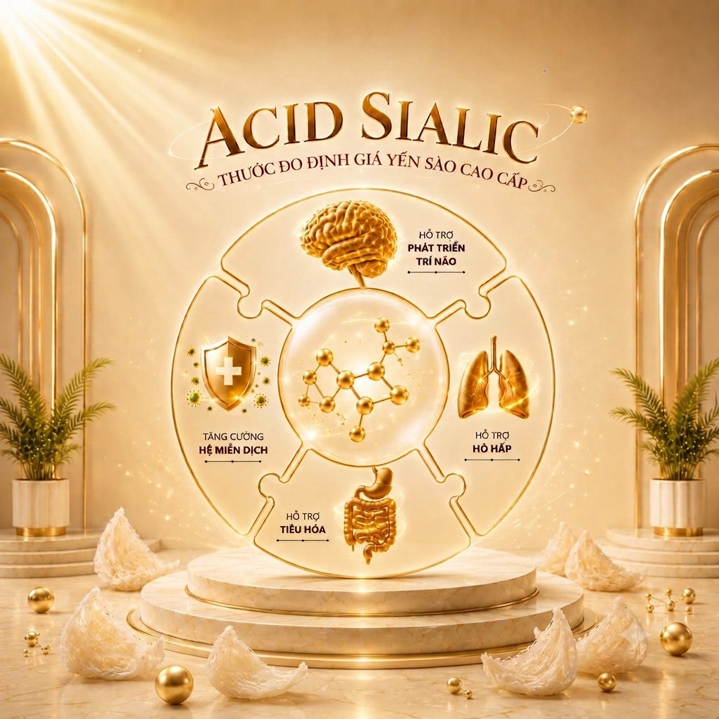 Acid Sialic - thành phần quan trọng bậc nhất trong Yến sào
